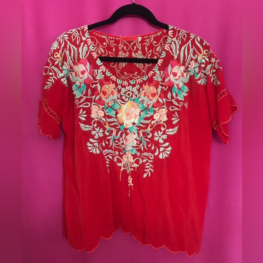 Johnny Was Embroidered Tunic